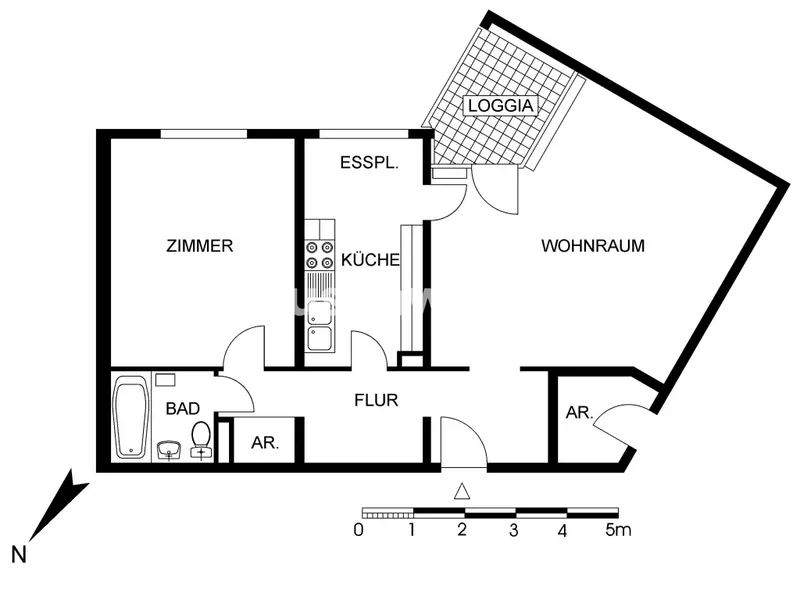 Tauschwohnung: Suche einer 4-Zimmer-Wohnung und biete eine 2-Zimmer-Wohnung — photo 1